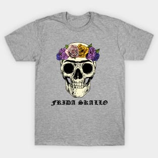 Frida Skallo - Frida Kahlo Sugar Skull T-Shirt